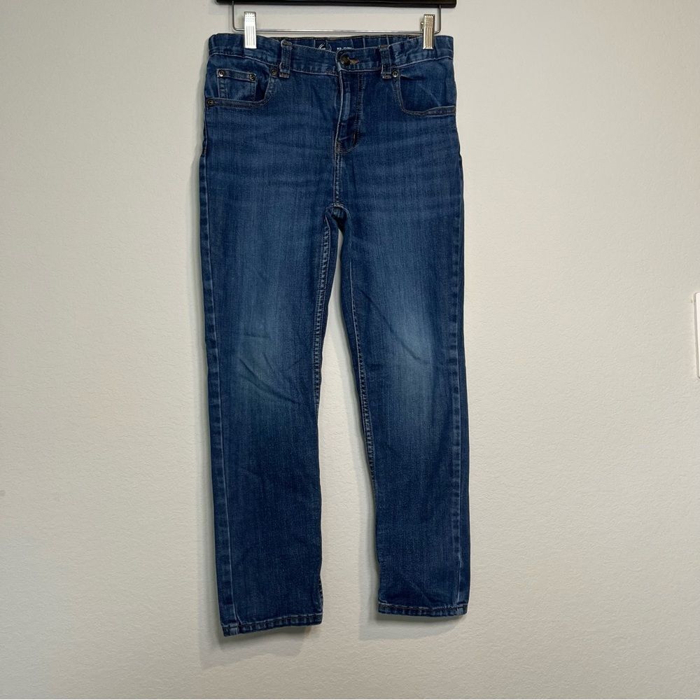 Wonder Nation Boys Size 12 Husky Skinny Jeans Dark Wash